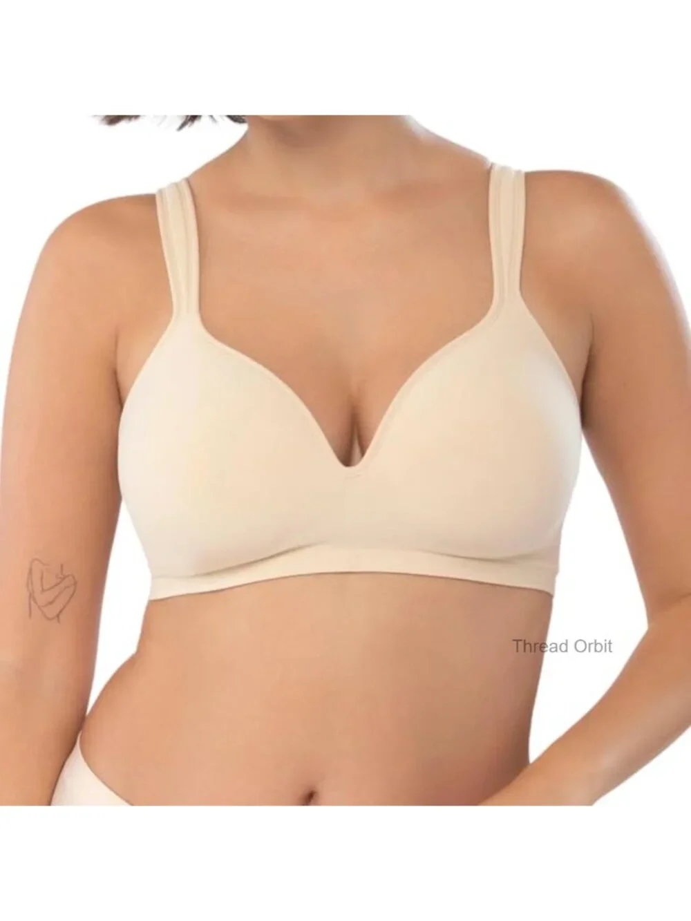 Everyday Wireless Bra Hook & Eye Adjustable Closures with Extender Seamless